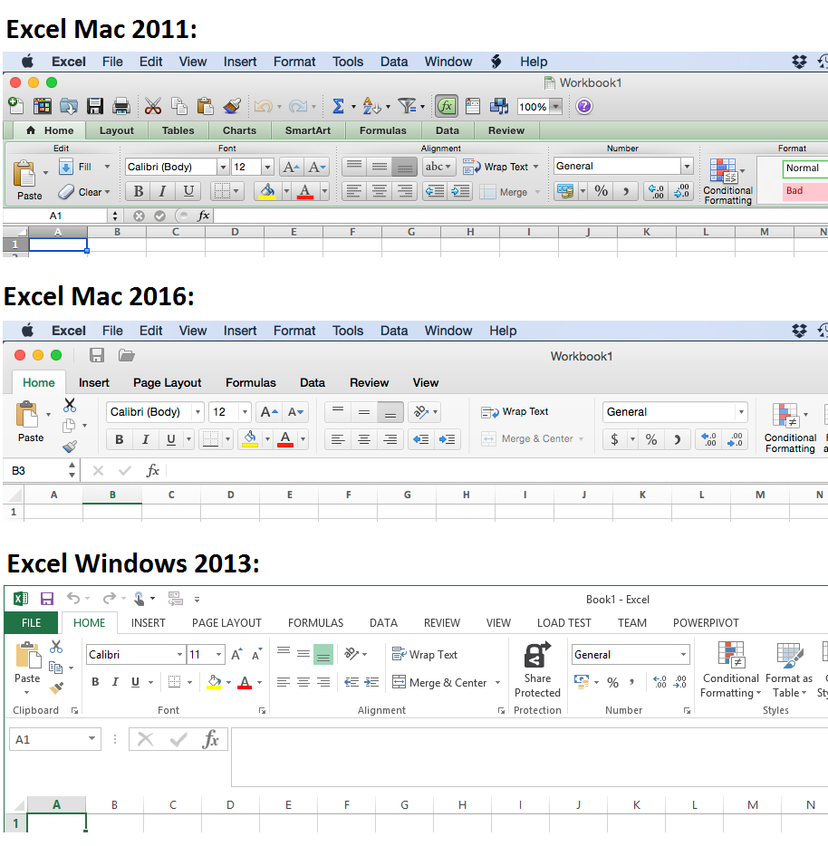 microsoft office for mac, 2011 vs 2016